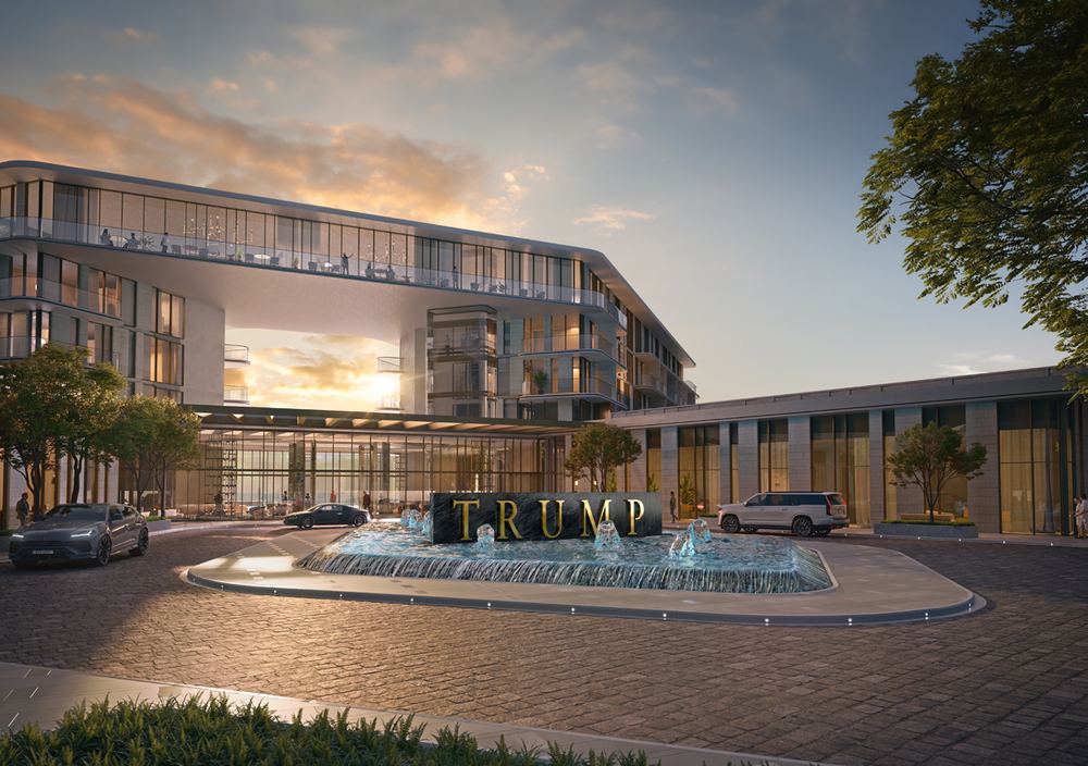 Developer's rendering: The hotel entrance